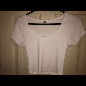 White Crop Top